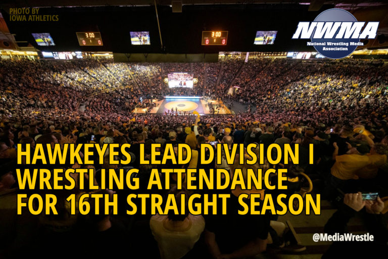 Hawkeyes lead Division I in wrestling attendance for 16th straight